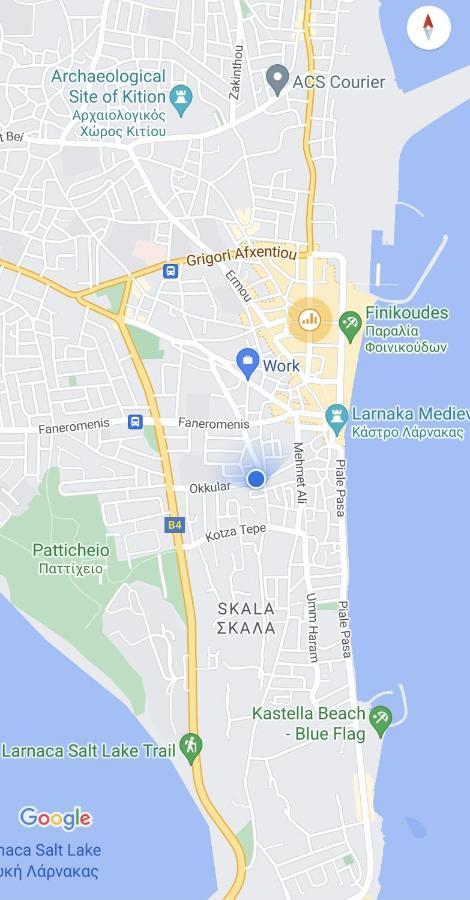 Stefaris "Koutsou Court 105" Apartment ลาร์นาคา ภายนอก รูปภาพ